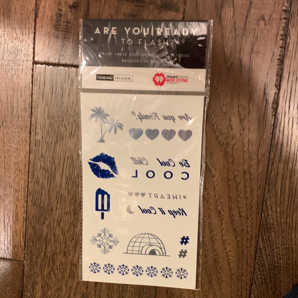 Custom metallic tattoos